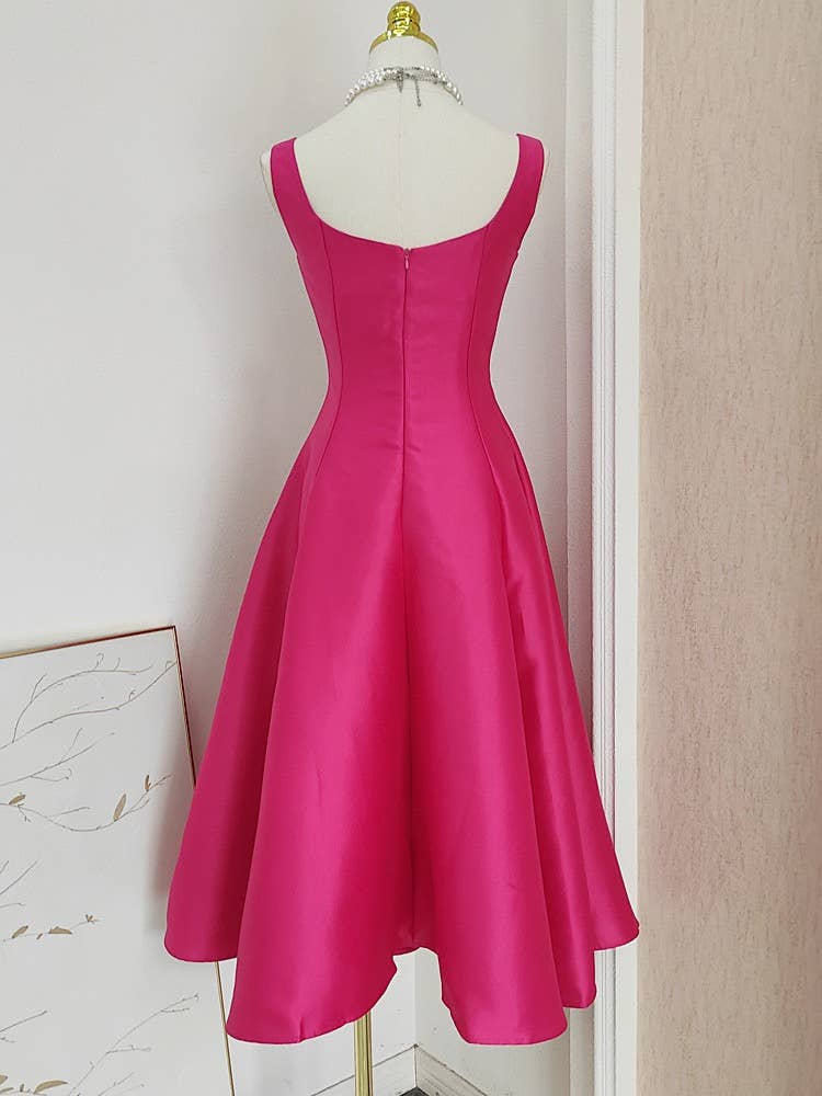 Robe évasée sans manches