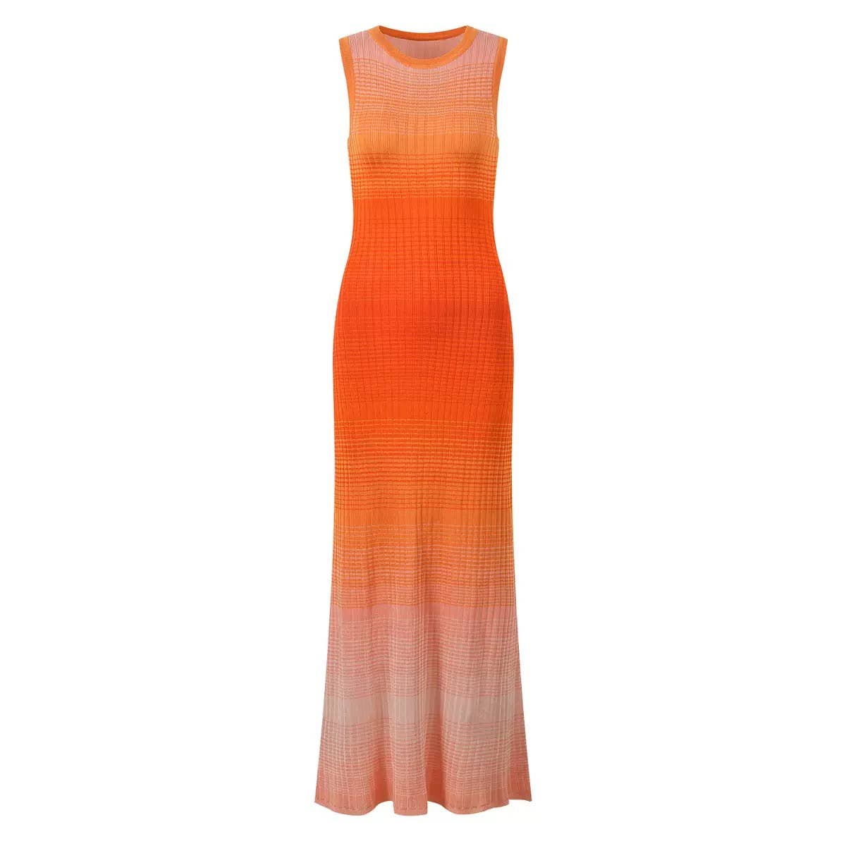Robe en maille dégradée