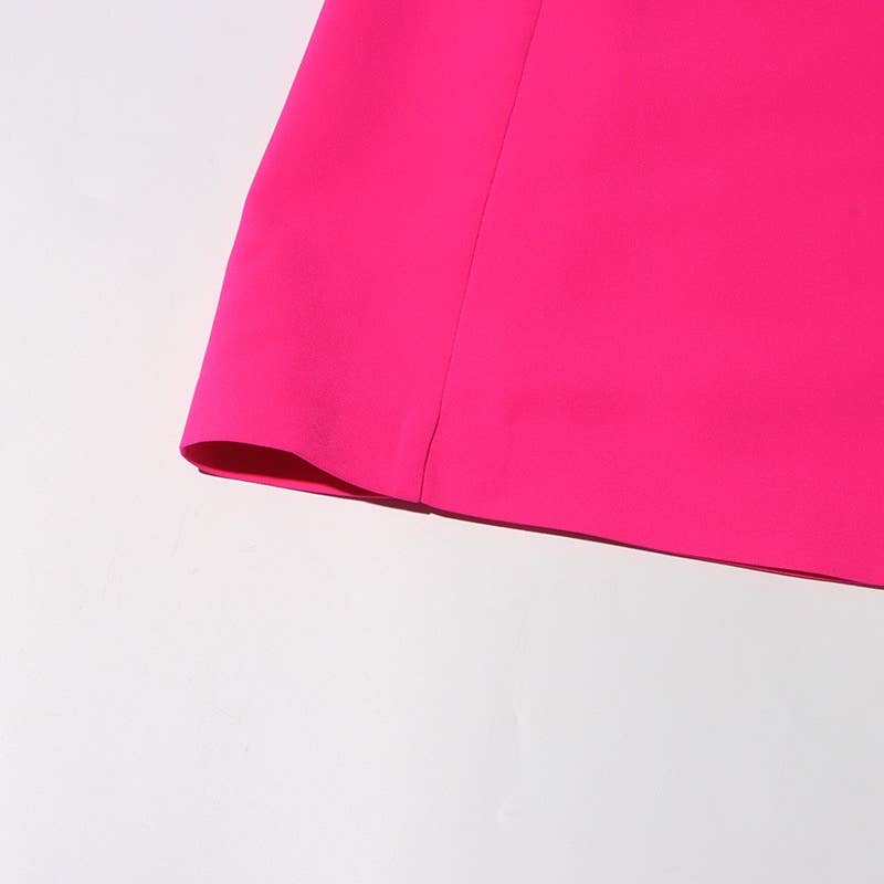 Robe à bretelles avec nœud cousu