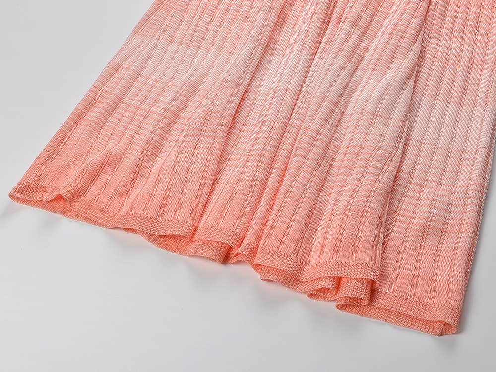 Robe en maille dégradée