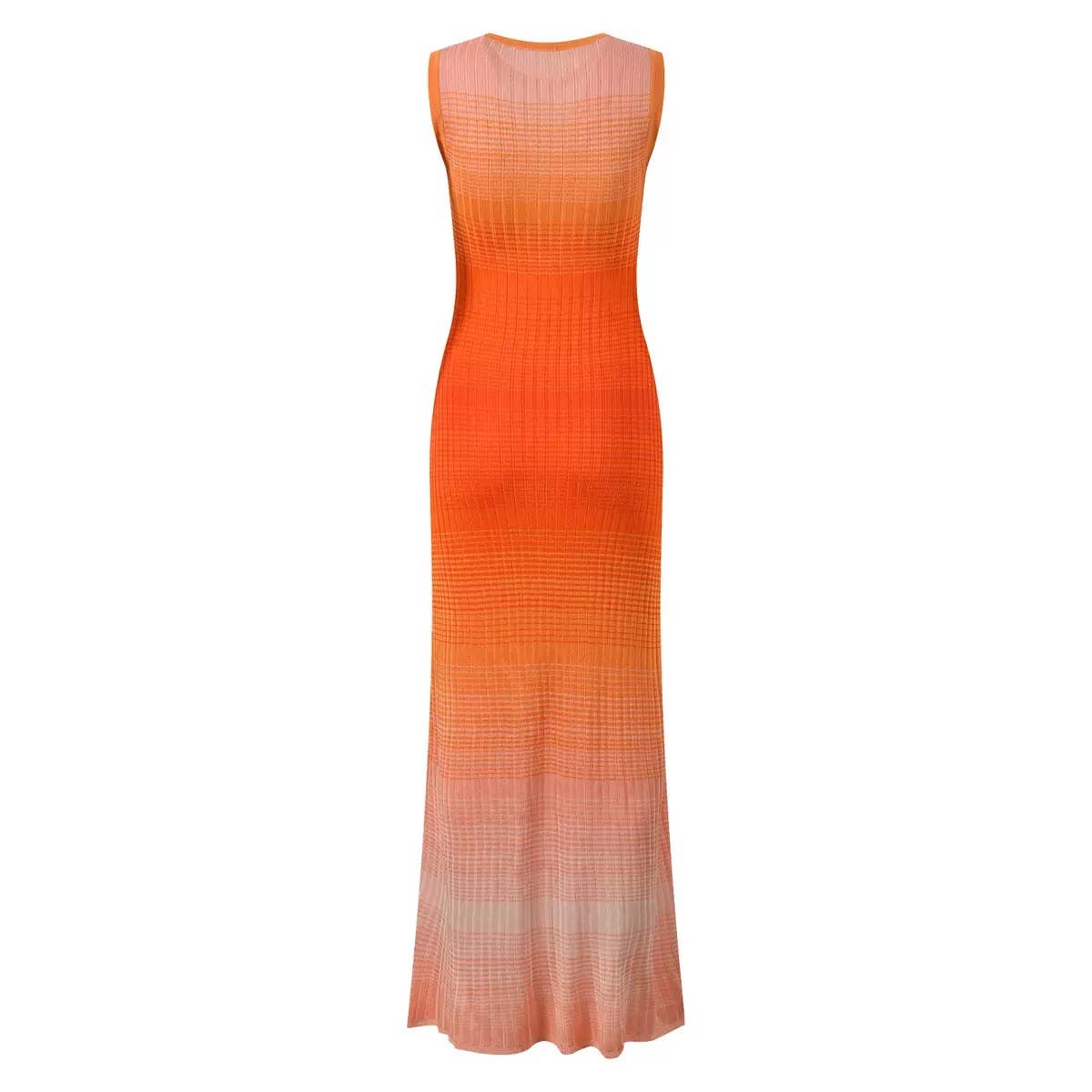 Robe en maille dégradée